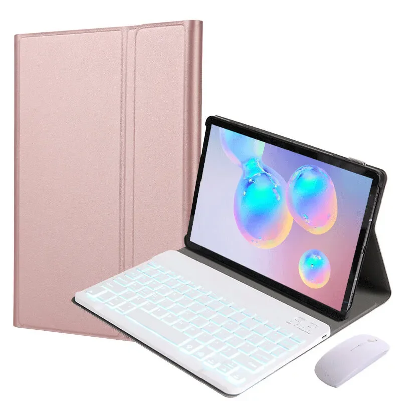 

For Huawei MediaPad M5 Lite Case 10.1 Inch BAH2-W19/L09 Tablets Keyboard 7 Color Backlit Keyboard Cover Funda
