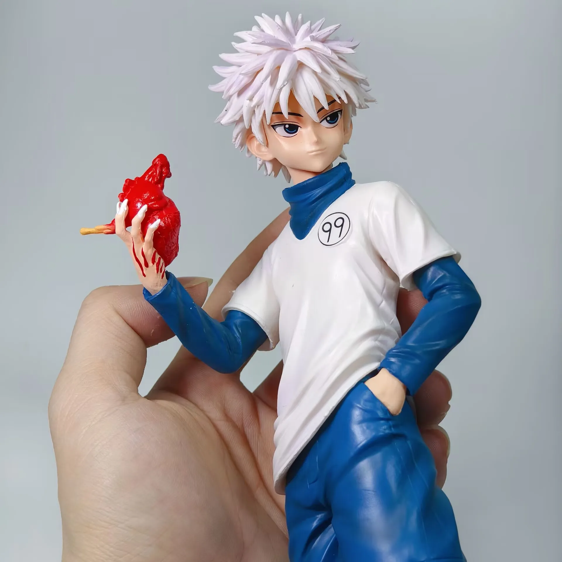 2025 Full Time Hunter Handheld Xiaojie Qiben Box Set Anime Randmodel Pop Auto Desktop Decoratie Ornament Festival Gift