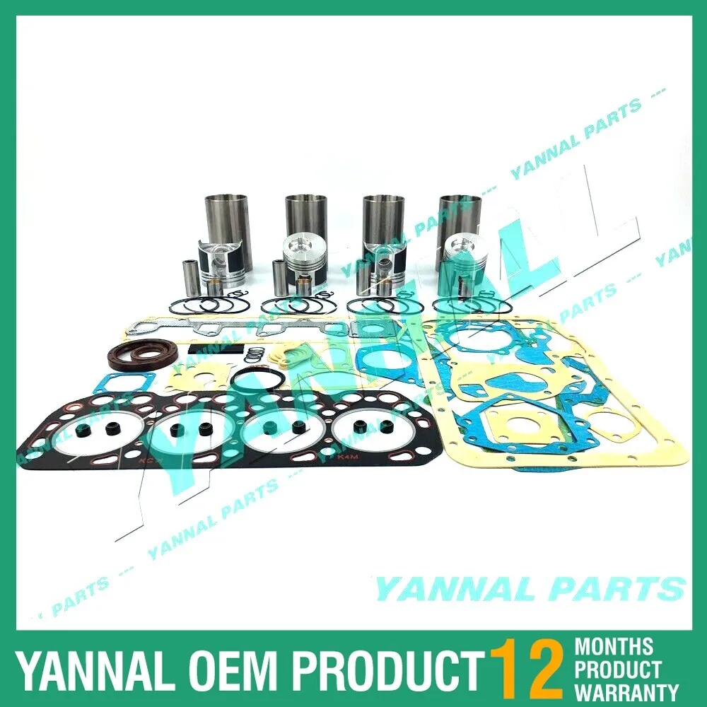 Kit de Reparación para Motor MITSUBISHI K4M: Pistón, Anillos de Pistón, Camisa de Cilindro, Juntas