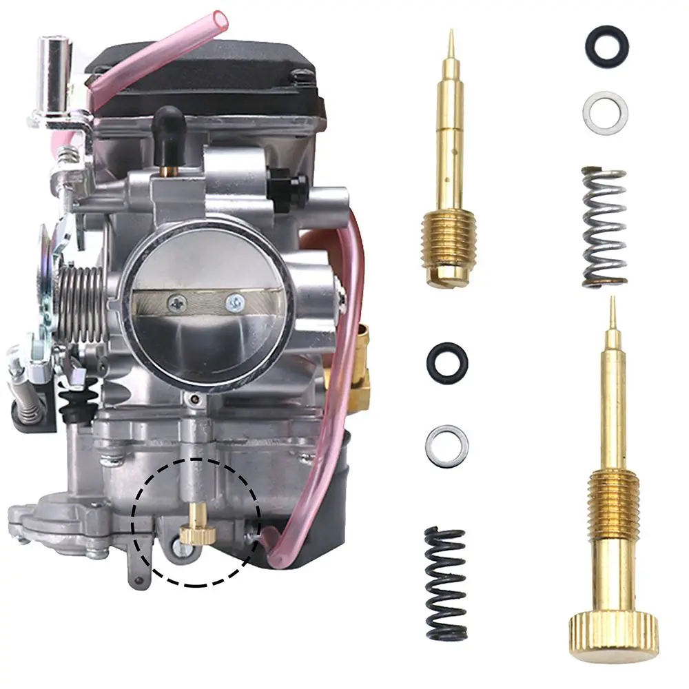 Replacement Air Fuel Mixture Screw Kit Accessories Modification Motorcycle Carburetor for Harley/CV40/Keihin/CVK34 36 40