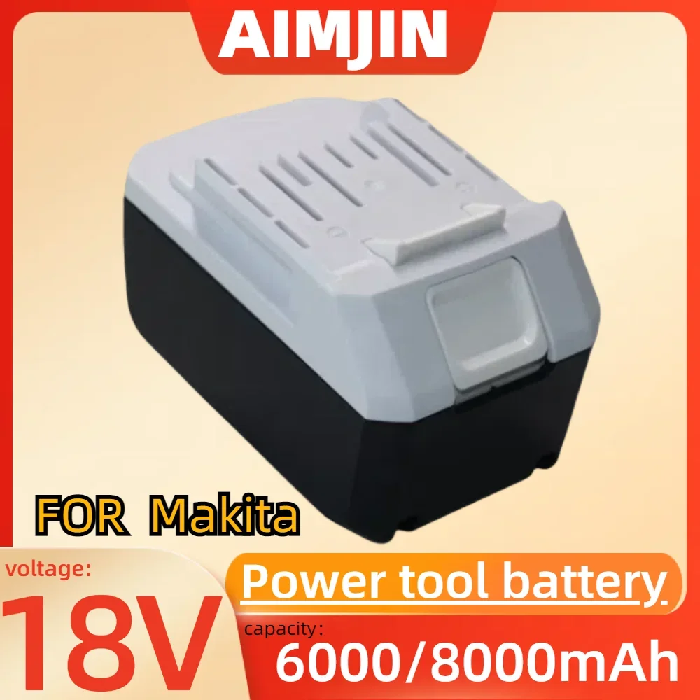 Battery 18V 6000mAh for BL1811G BL1815G BL1820G Series Replacement for Drill Bit HP457D Impact Driver DF457D