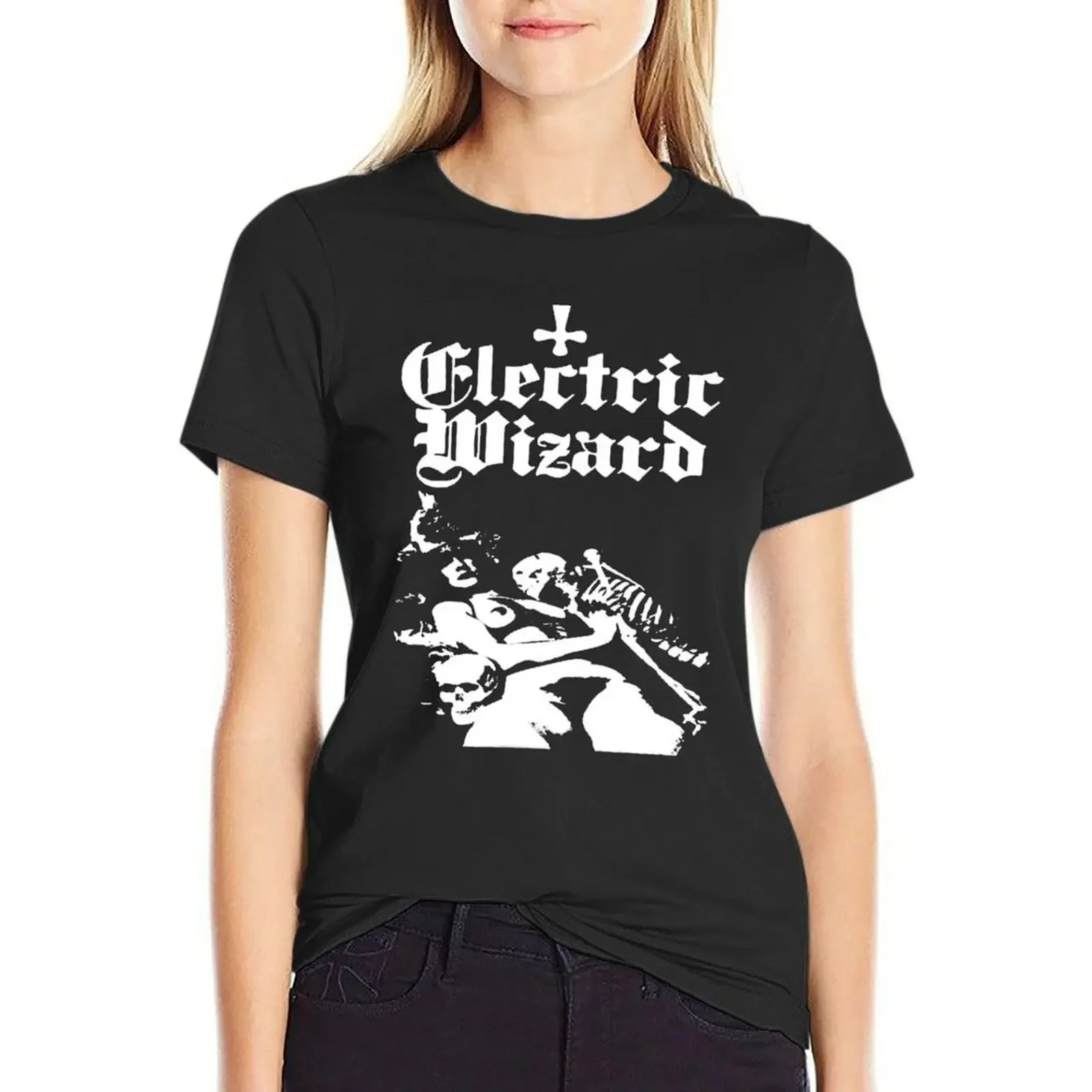 I LOVE ELECTRIC WIZARD T-Shirt summer clothes hippie clothes shirts graphic tees cute t-shirts for Women