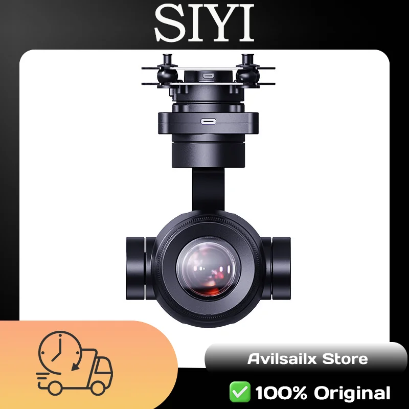 SIYI ZR30 4K Gimbal Camera 8MP, 30X Optical Zoom 3-Axis Stabilizer, 1/2.7