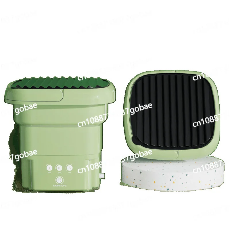 

Складная стиральная машина, портативная маленькая мини-бытовая ленивая стиральная машина