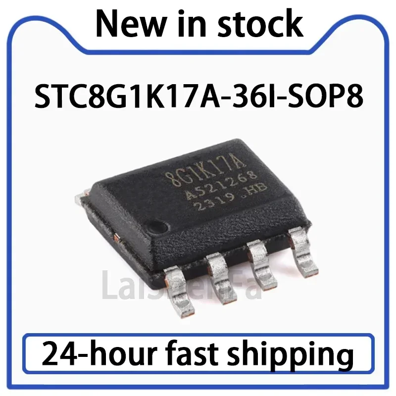 10PCS STC8G1K17A-36I-SOP8 1T 8051 Microprocessor Microcontroller Chip in Stock