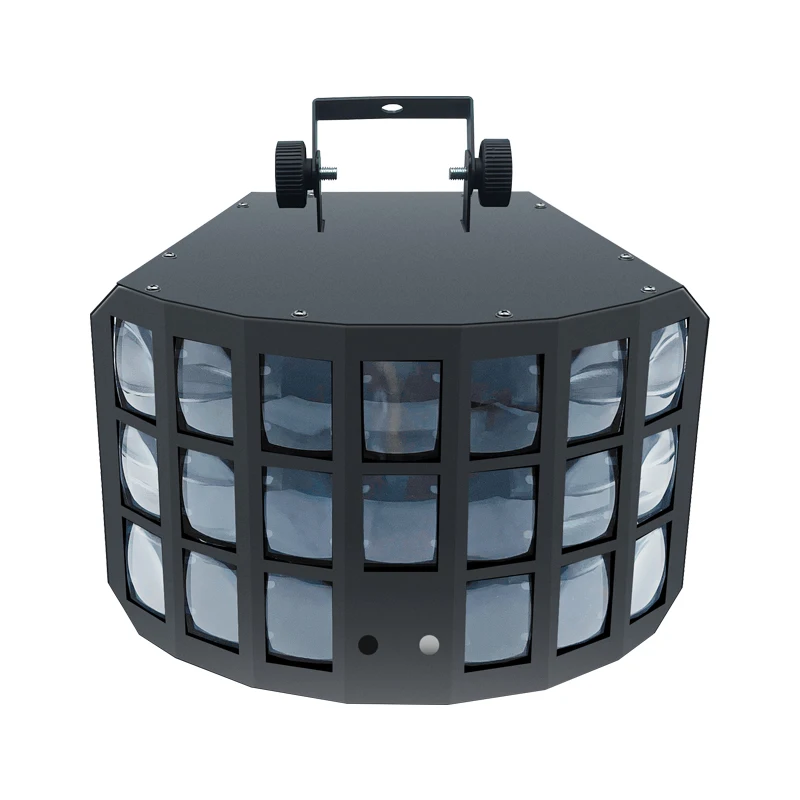 Discolicht 60W 2/3-laags vlinderlicht laser RGBW Cree LED DMX512 geluidsgeactiveerde podiumverlichting voor DJ bar bruiloft feest - afbeelding 2