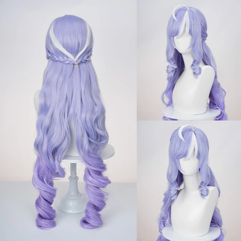 Game Zenless Zone Zero Vivian Cosplay Pruik Viviane Cosplay Pruik Bibian Rollenspel Violet Lang Haar Voor Hallowmas Party Vrouwen Meisje