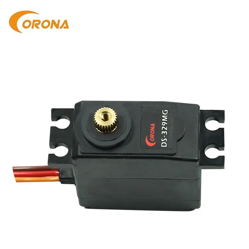 4 Stück Corona DS329MG 4,5 kg 0,11 Sek. 32 g Digitaler Mini-Servo mit Metallgetriebe – Detail 1