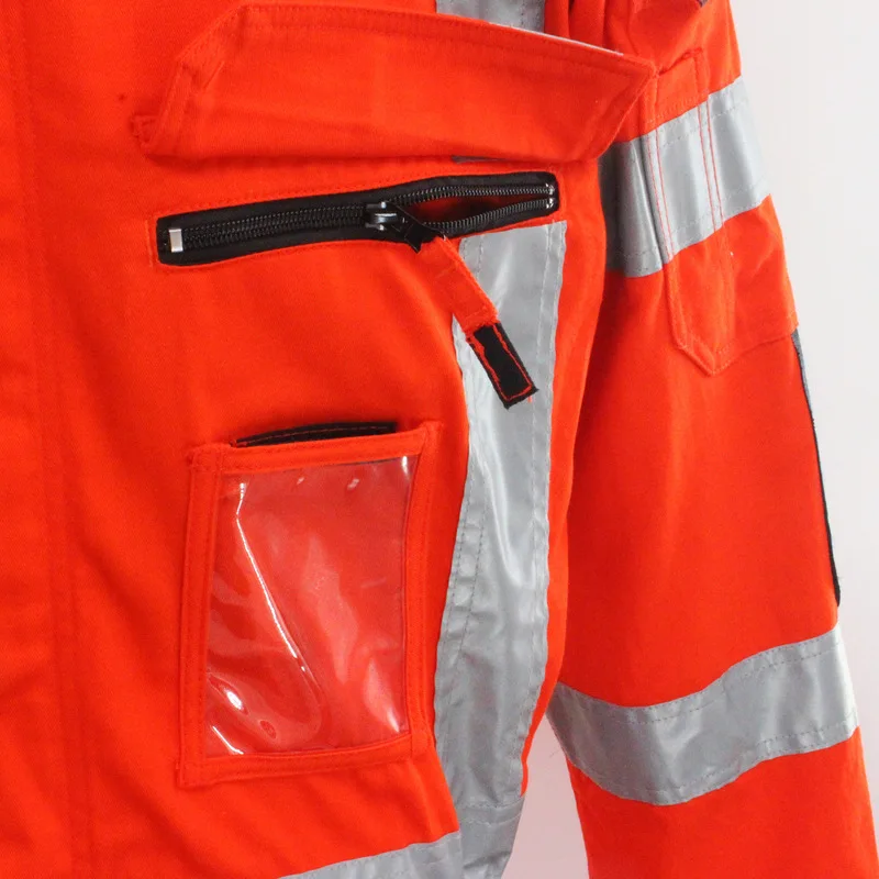 Reflektierende Arbeitsoveralls für Herren, Hi-Vis-Overalls, Sicherheitskleidung, Arbeitskleidung, hohe Sichtbarkeit, Werkstattuniformen, Mechaniker