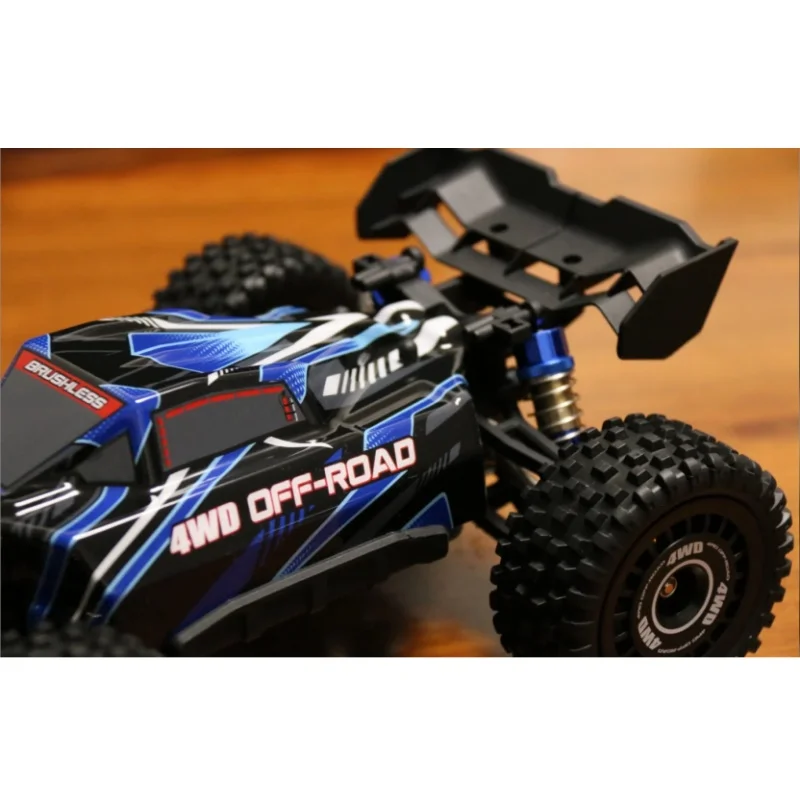 MJX 16207 tracción en las cuatro ruedas Control remoto sin escobillas modelo de coche de alta velocidad juguete de carreras rápidas vehículo eléctrico juguete de simulación