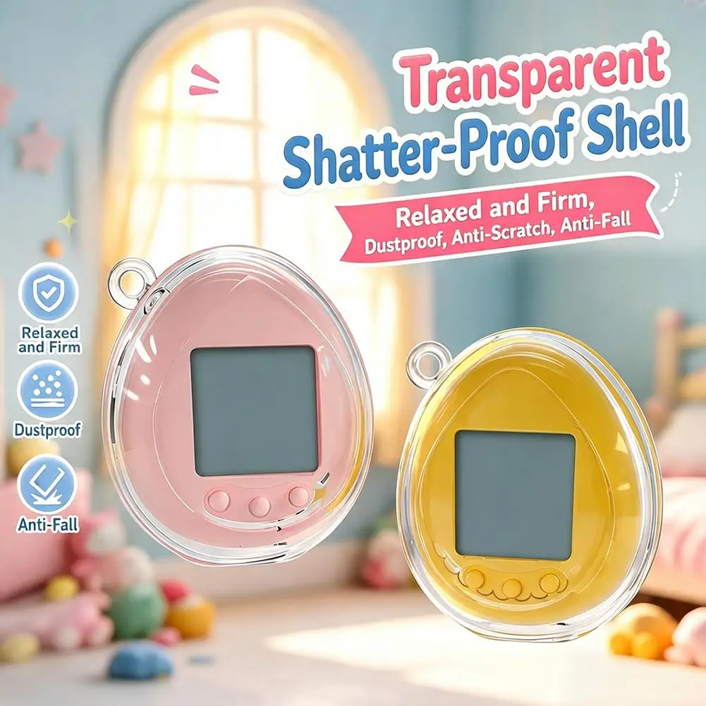 Transparent Protective Case For Tamagotchi Nano Clear Hard Shell Cover Sleeve Accessories
