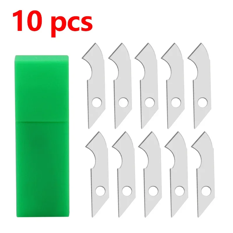 Imagem -06 - Multi-purpose Gancho Faca Acrílico Pvc cd Ferramenta de Corte Placa Acrílica Plástico Plexiglass Gancho Faca com Lâminas de Faca de Gancho de Reposição