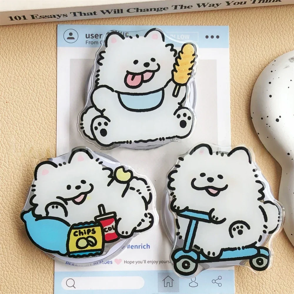 

Корейский милый мультяшный щенок Magsafe ручка для мобильного телефона Griptok Grip Tok держатель для телефона держатель для аксессуаров для IPhone магнитный держатель