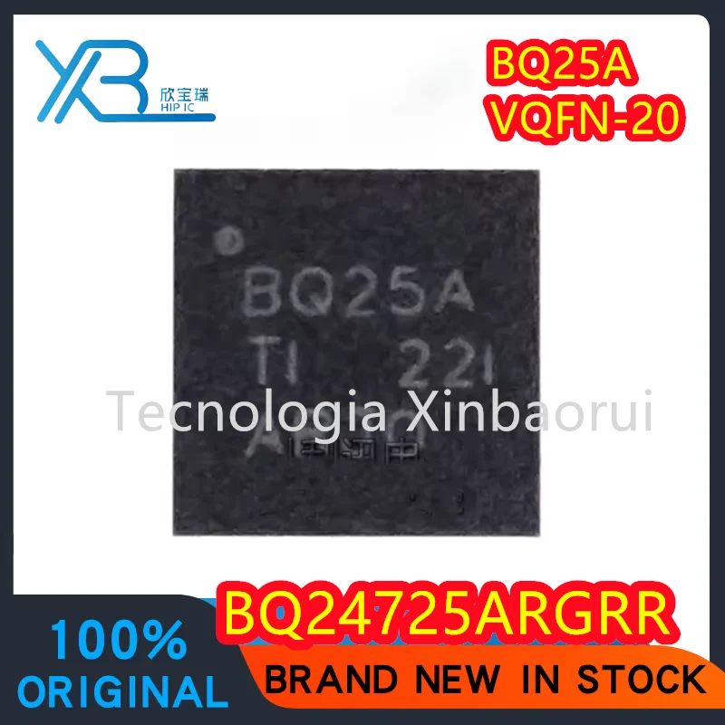 

(5/10pieces) BQ24725ARGRR BQ24725 parts mark BQ25A VQFN-20 battery power management chip ic 100% original electronics