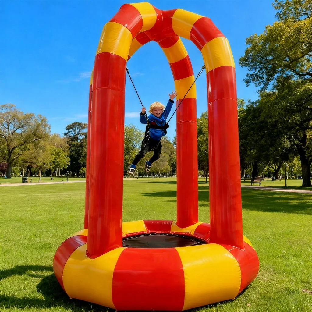 

Надувной батут-джамп-джампер для коммерческого использования, уличный, из ПВХ, для банджи-джампинга, портативный, с гарантией 1 год, для игр