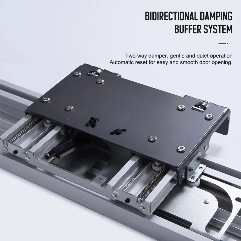 Metal Runners for Kitchen Cabinet Vertical Slide Flush Fitting Wood Wheel  for Furniture Roller Sliding Wardrobe Door Inline