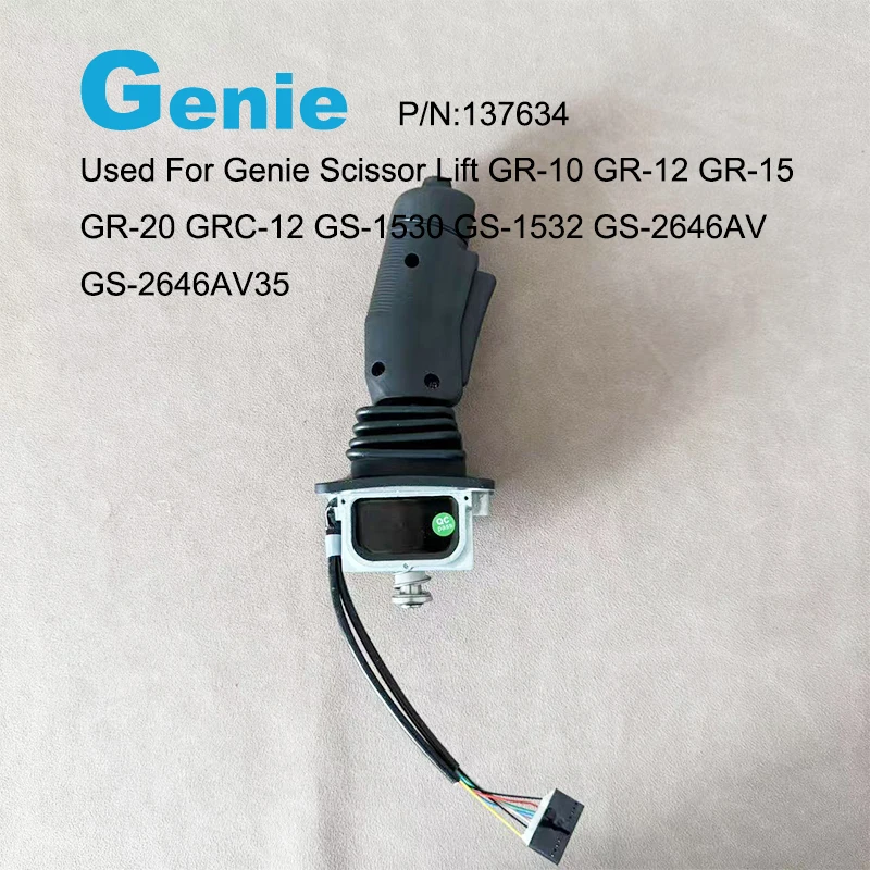 

137634 137634GT GE-137634 Joystick Controller for Genie Scissor Lift GR-10 GR-12 GR-15 GR-20 GRC-12 GS-1530 GS-1532 GS-2646AV G