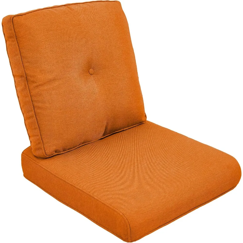

Deep Seat Outdoor Patio Chair Cushion Set, 25x22, Includes Seat and Back Cushions
