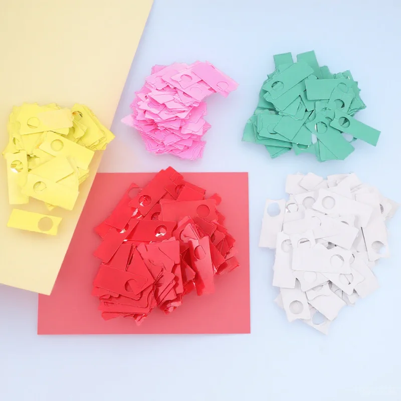 

500Pcs Garden Labels Hanging Plant Tags Plastic Colored Markers for Nursery Plants Classification Pollination Grapes Watermelon