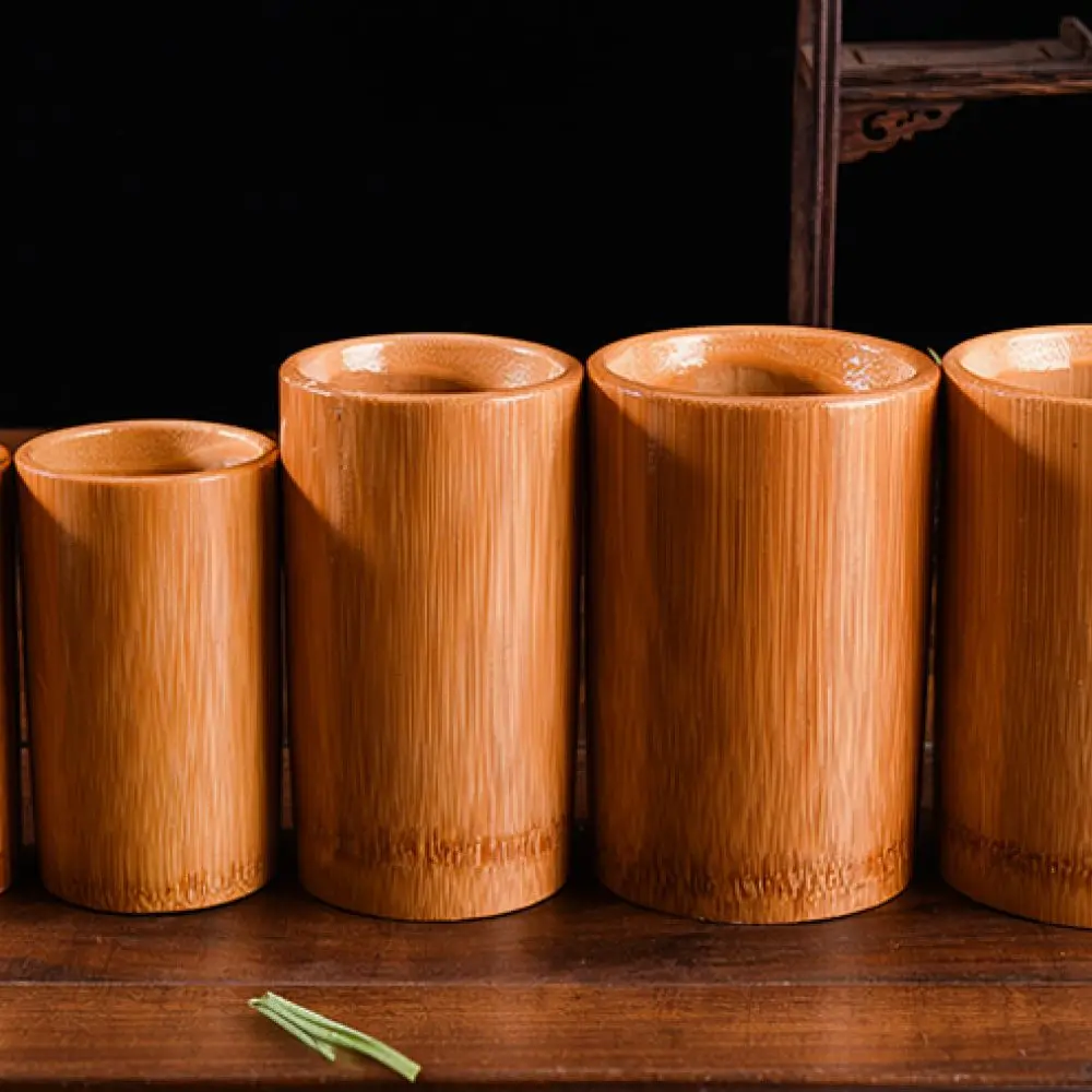 Portable Bamboo Cupping Jar Carbonized Material Chinese Therapy Massage Tool Ergonomic Body Relaxation Care Accessory