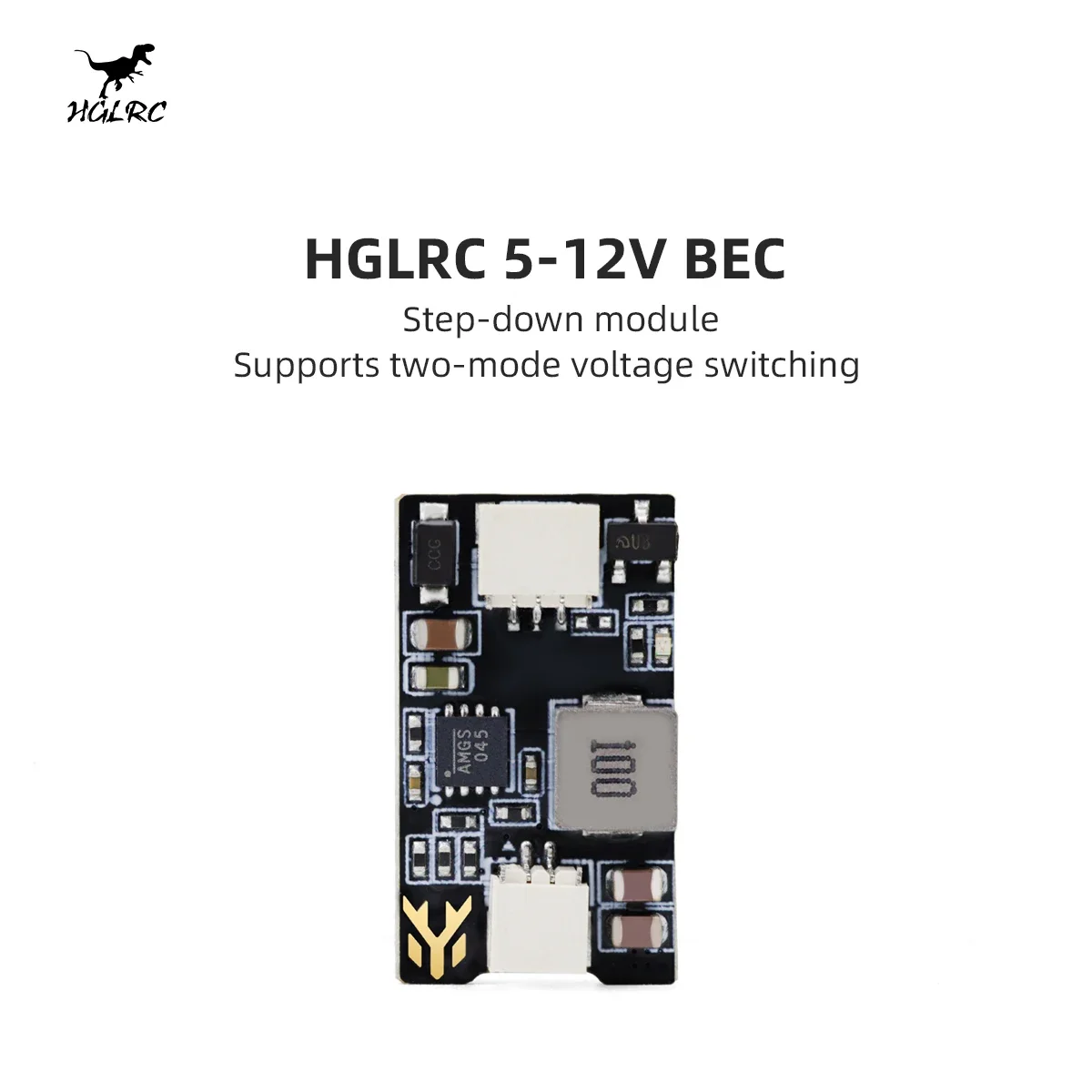 HGLRC 5-12V BEC Remote-controlled BEC Step-down Module Supports Two-mode Voltage Switching