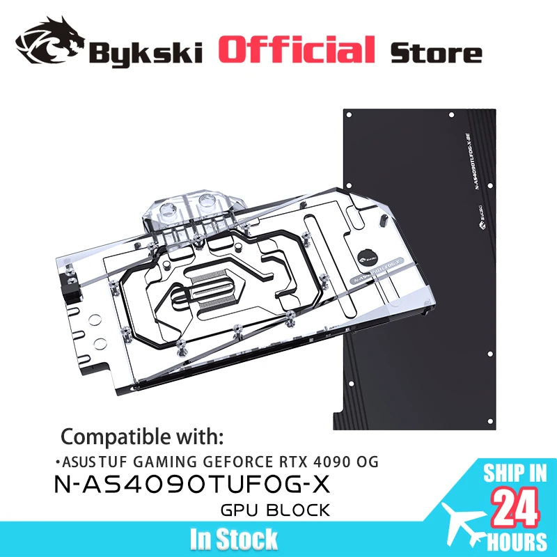 Bykski GPU Block Use for ASUS TUF Gaming GeForce RTX 4090 OG Graphics Video Card Water Cooling / Radiator N-AS4090TUFOG-X