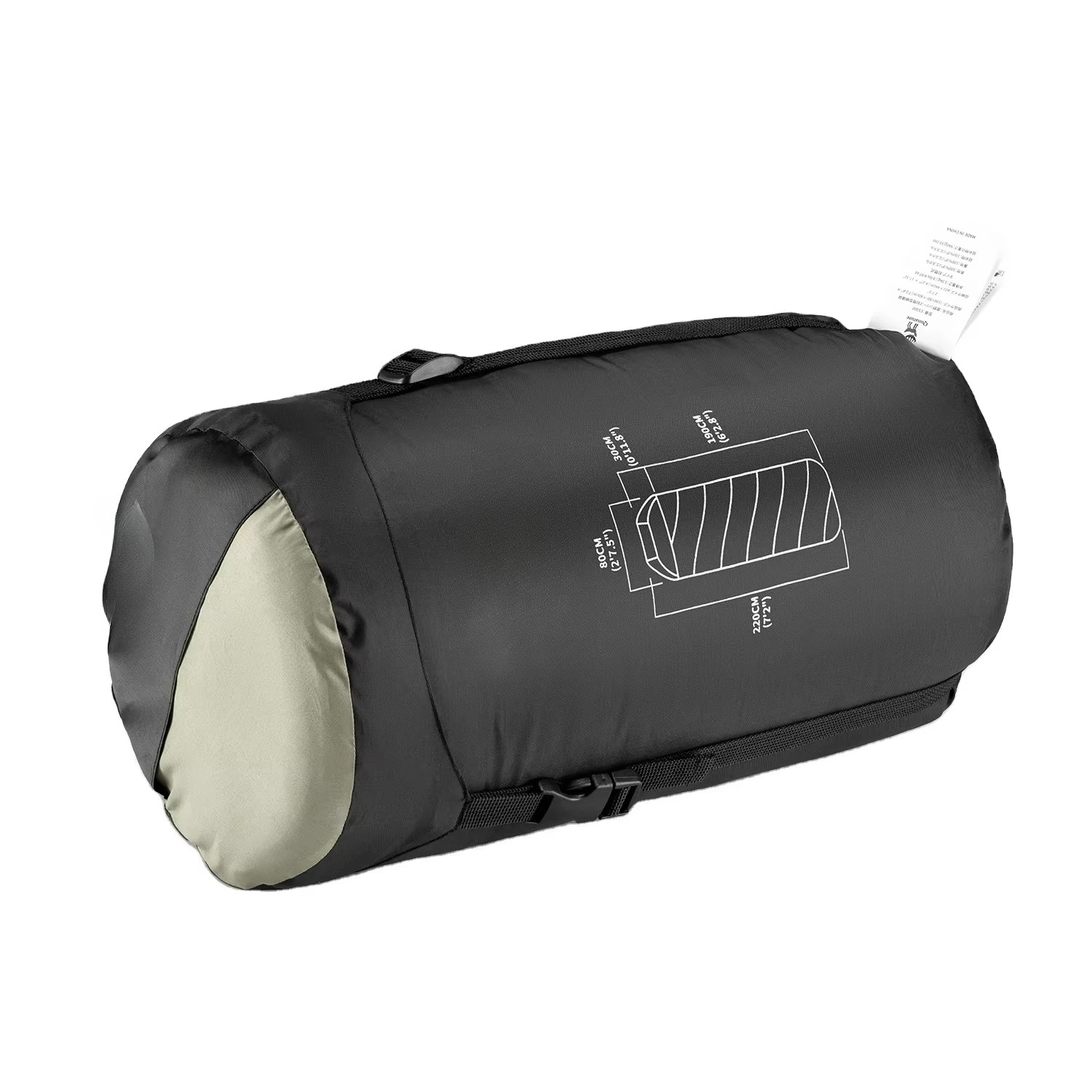 Ultralight Portable Waterproof Custom Envelope Cotton Outdoors Camping Sleeping Bag Wearable Sleeping Bag with Hood