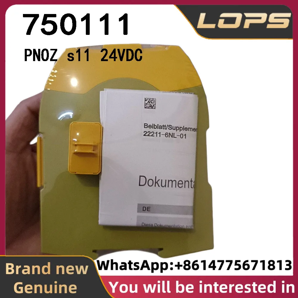 PNOZ s11 24VDC Pilz 750111 safety relay, brand new original genuine, large quantity in stock, welcome to inquire