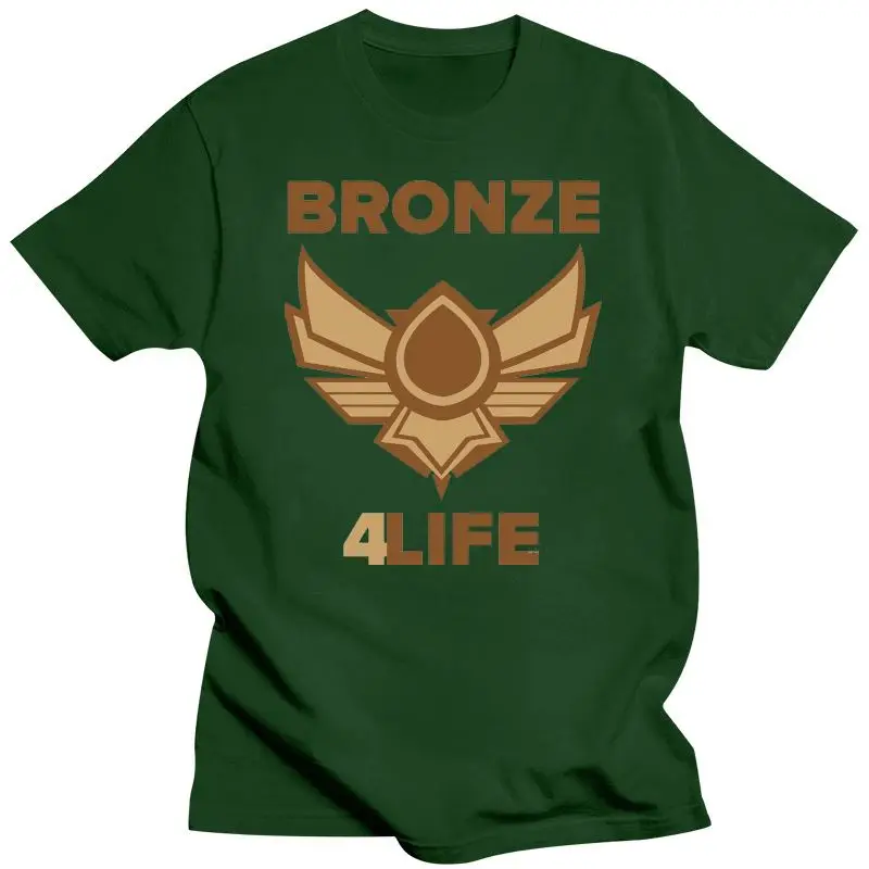 2022 100% Cotton O-Neck Printed T-Shirt Bronze V Bronze 5 For Life Noob League T-Shirt Of Legends