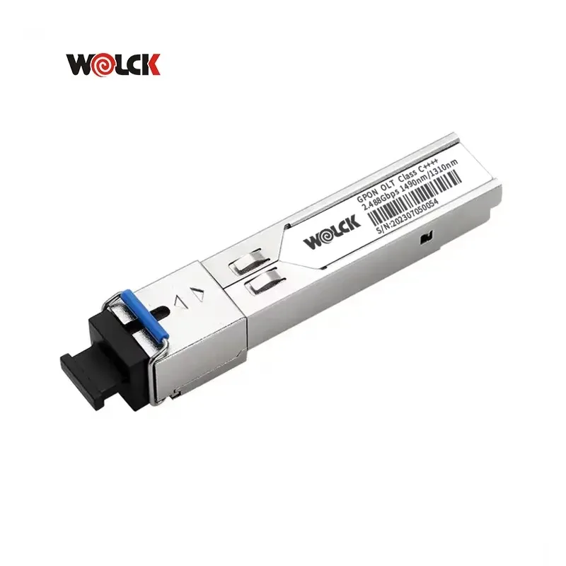 

Wolck Original GPON OLT SFP PON 9db 2.5G SFP 20KM SC Optical Transceiver Module C++++