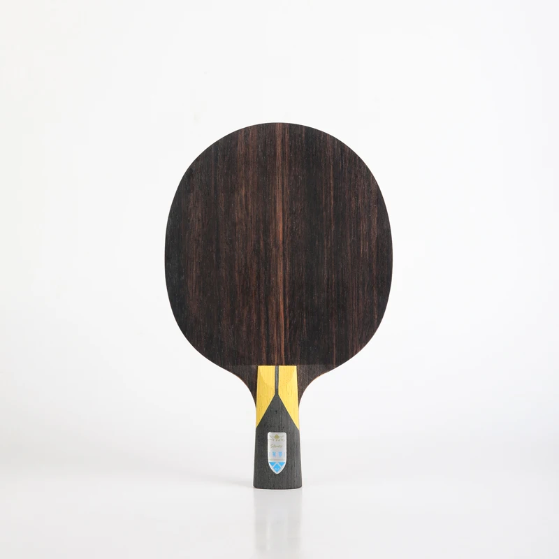 Stuor-raqueta de tenis de mesa con hoja de ping pong, raqueta de ébano y madera rosa, oro y carbono, interior incorporado, ataque rápido, alta