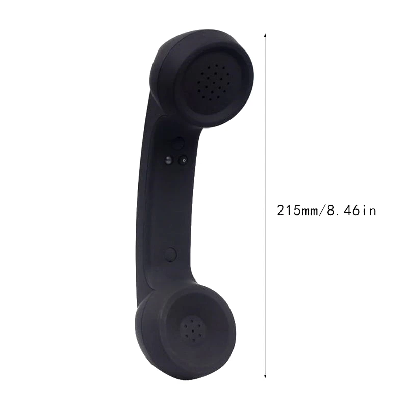 Bluetooth-compatible Wireless Retro Telephone Handset Phone Headphones External Mic Speaker Phone Call Receiver For IOS/Android