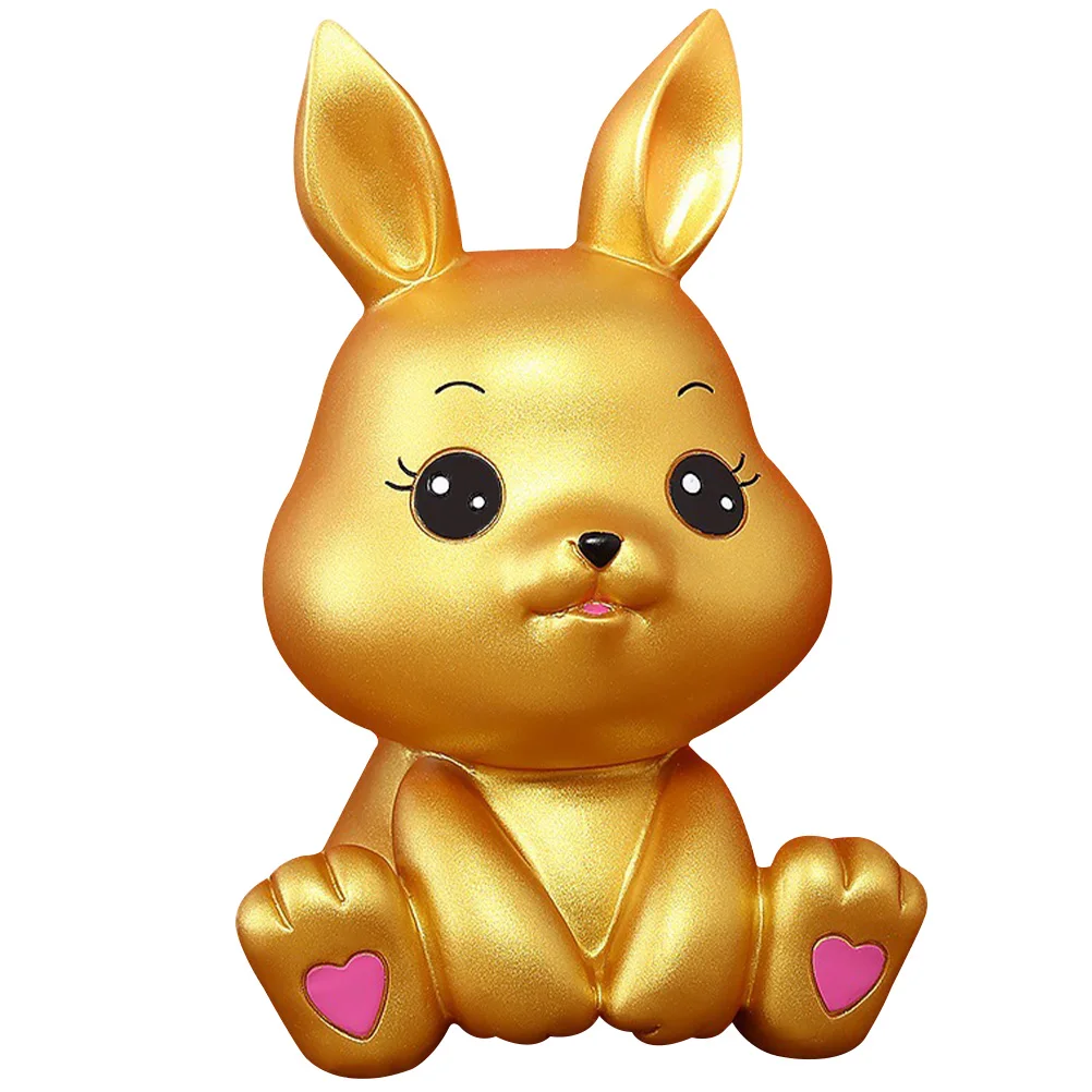 

Zodiac Rabbit Piggy Bank Large Opening Coin Jar Money Saving Box Desktop Bunny Decor Rabbit Year Gift Bunny Decor