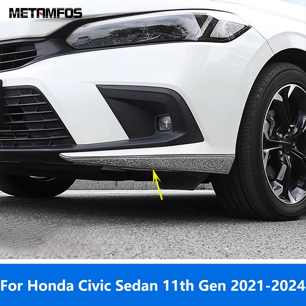 

Аксессуары для Honda Civic Sedan 11-го поколения 2021 2022 2023 2024 передний задний бампер отделка Противоударная Полоса Автомобильный Стайлинг