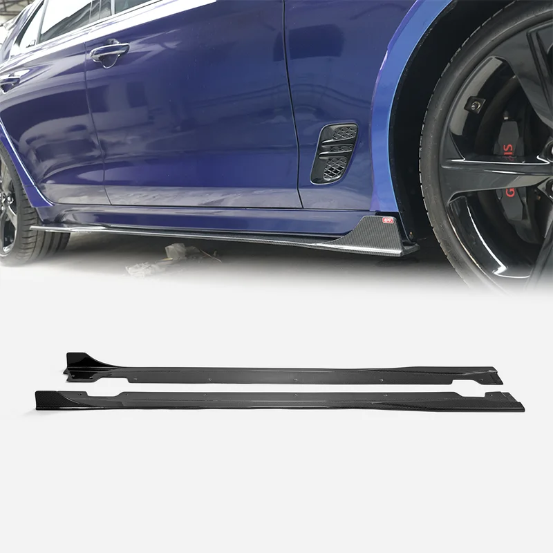 For Genesis G70 Facelift Hyperblade Side Skirt (Shooting Brake Model Only) Aerodynamic Body Kit, Auto Exterior Modification