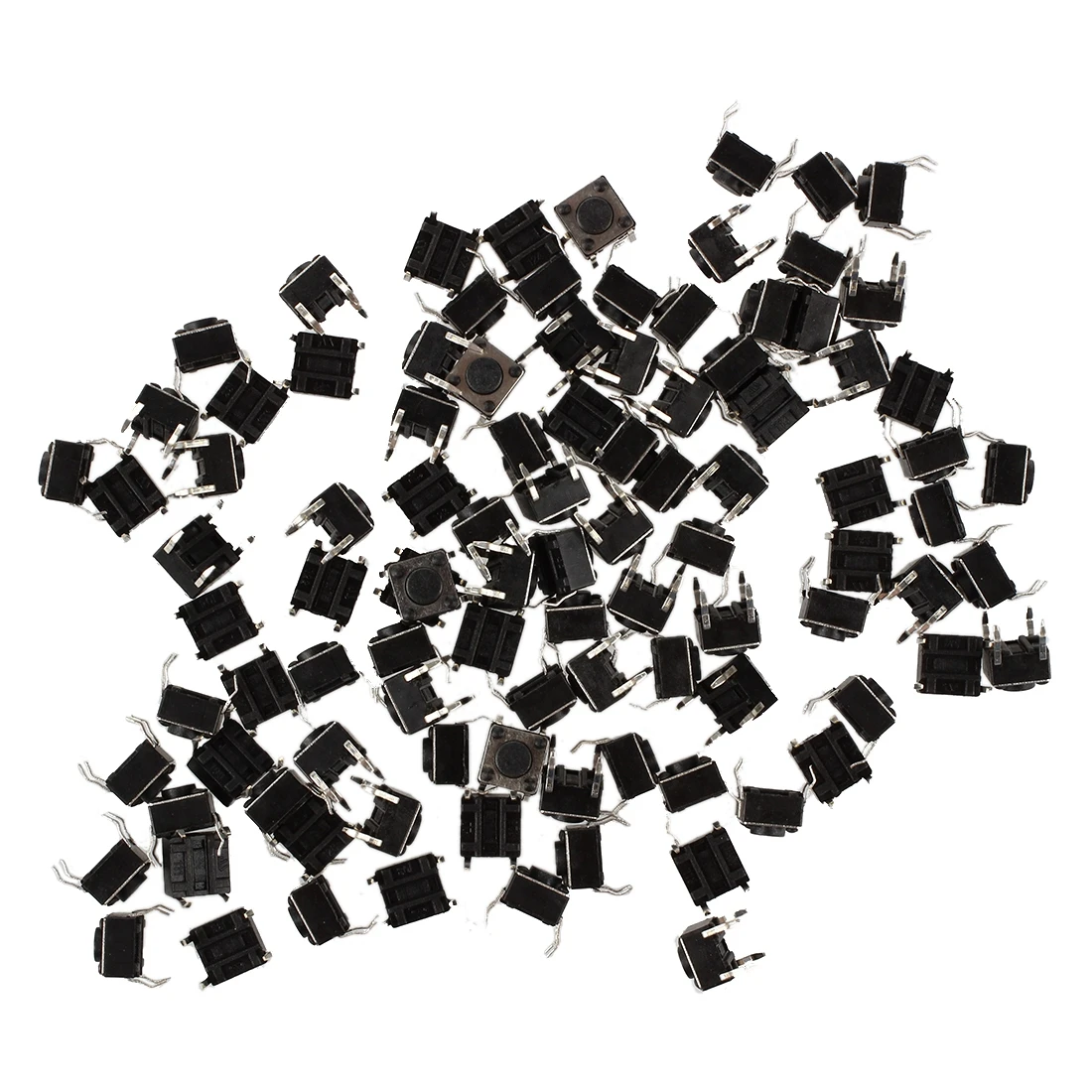 100 Pcs 6x6x4.5mm Panel PCB Momentary Tactile Tact Push Button Switch 4 Pin DIP