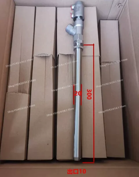 Filling machine pneumatic anti-drip filling head discharge valve, stainless steel 4-point discharge nozzle