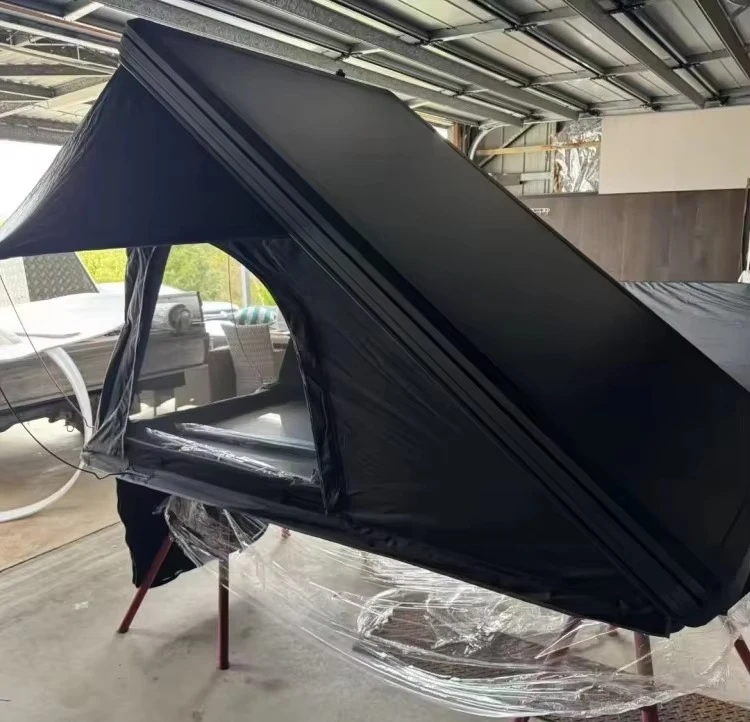 af-Wholesale Outdoor Rooftop Tent Box With Ladder Camping Rtt 4X4 Slimline Aluminum Hard Shell Triangle Car Roof Top Tent