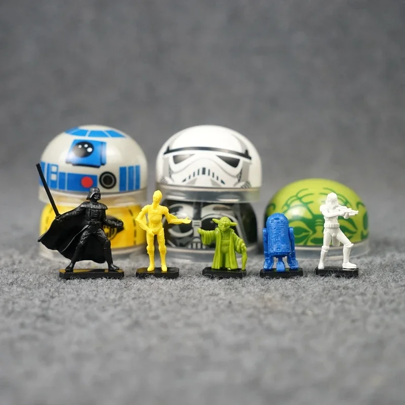 Capsule Speelgoed Starswarses Gashapon Gacha Minipop R2-D2 Stormtroopes Actiefiguren Desktop Game Chesss Ornament Boy Speelgoed