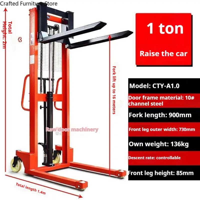 Capacity Forklift Truck Hydraulic Automatic Pallet Forklift Truck Unloading Commercial Furniture Carretilla Elevadora ZY60CC
