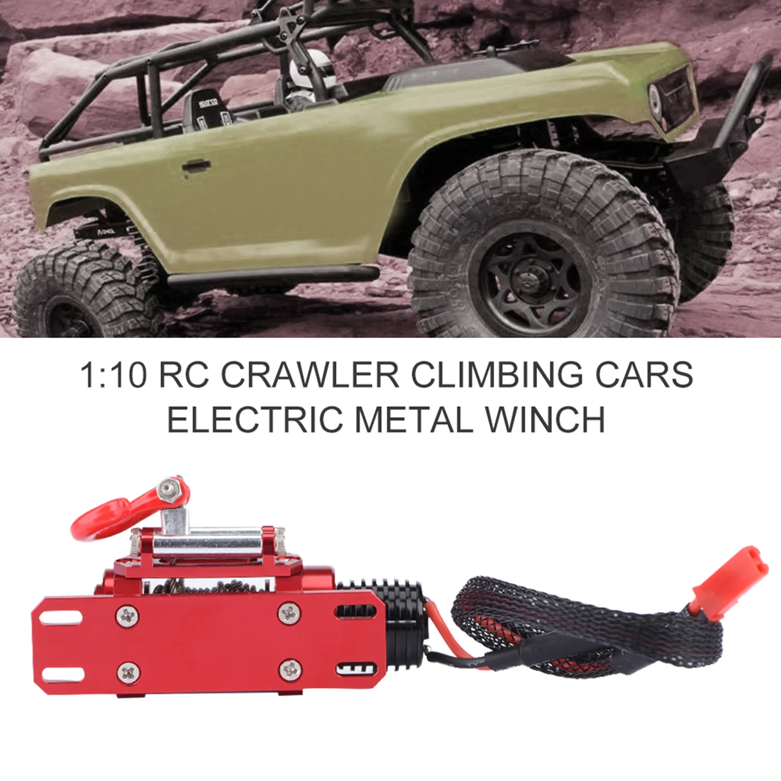 

Металлическая Лебедка для подъема на гусеничном ходу SCX10 D90 D110 TF2 TRX4 KM2, 1:10
