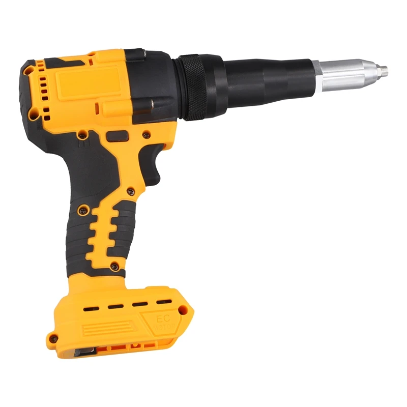 

Brushless Electric Riveter Gun 3-6Mm Rivet Cordless Riveting Tool Screwdriver For Dewalt 18V 20V Battery (No Battery)