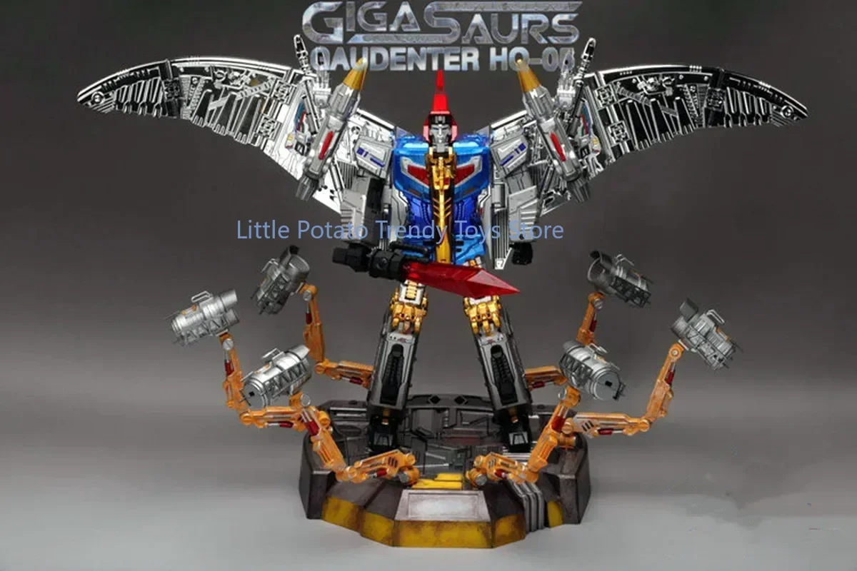 (In Stock) Transformation Gigapower GP HQ-05R Gaudenter Dinosaur Swoop Blue Dinobot GP GP HQ05R Figure Action Robot