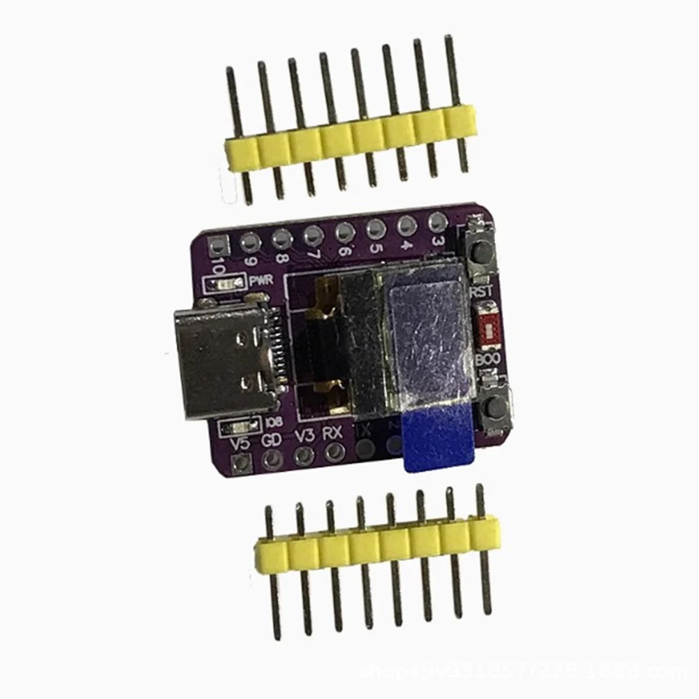 Para ESP32-C3 0,42in para placa de desenvolvimento oled suporte wifi bluetooth-compatível para peças de instrumento de placa de desenvolvimento oled