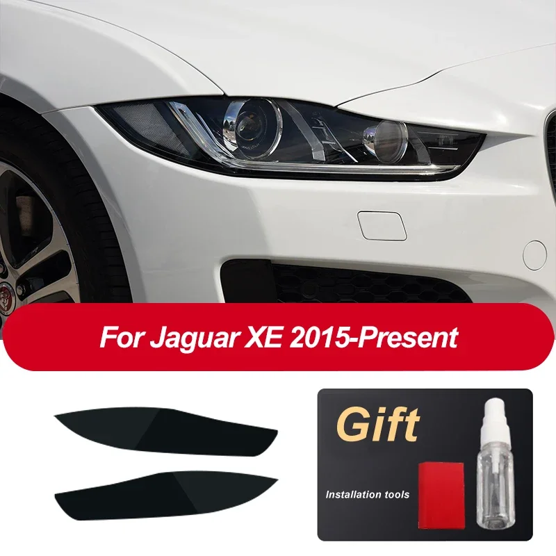 Car Headlight Protective Film Headlamp Transparent Black TPU Sticker For Jaguar E-Pace F-Pace F-Type I-Pace XE XJ Accessories