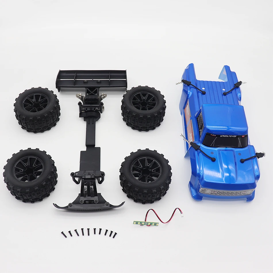 Kit Carrosserie + Roues RC Pour Wltoys 144001 144010 1/14 – Accessoires De Remplacement