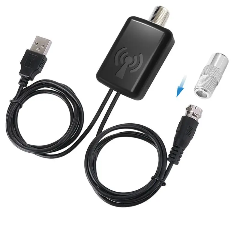 

Stable Performance-3X HDTV Aerial Amplifier Signal Booster TV HDTV Antenna With USB Power Supply Kits