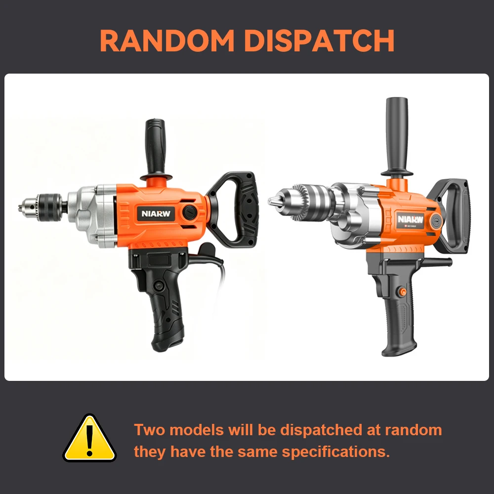 Electric Mixer Multi-Functional Mortar Mixer Drill Machine 4880W High Power Water Drilling Machine Mixing Drill Putty Mixing