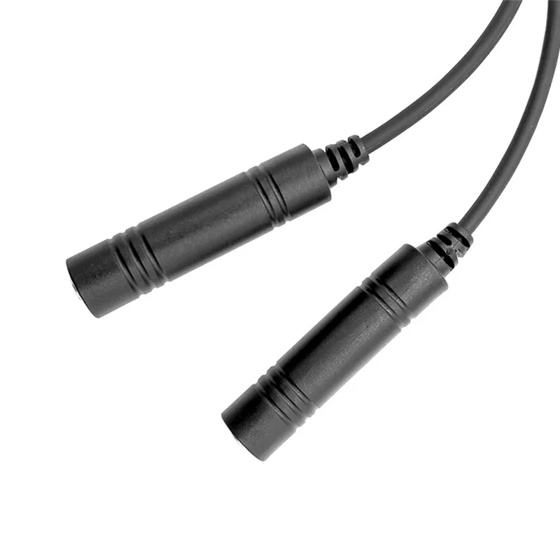 General Aviation Headphone To 2-Pin Pilot Headset Connector Convert Cable GA Dual Plugs For Baofeng UV-5R 888S Kenwood Models