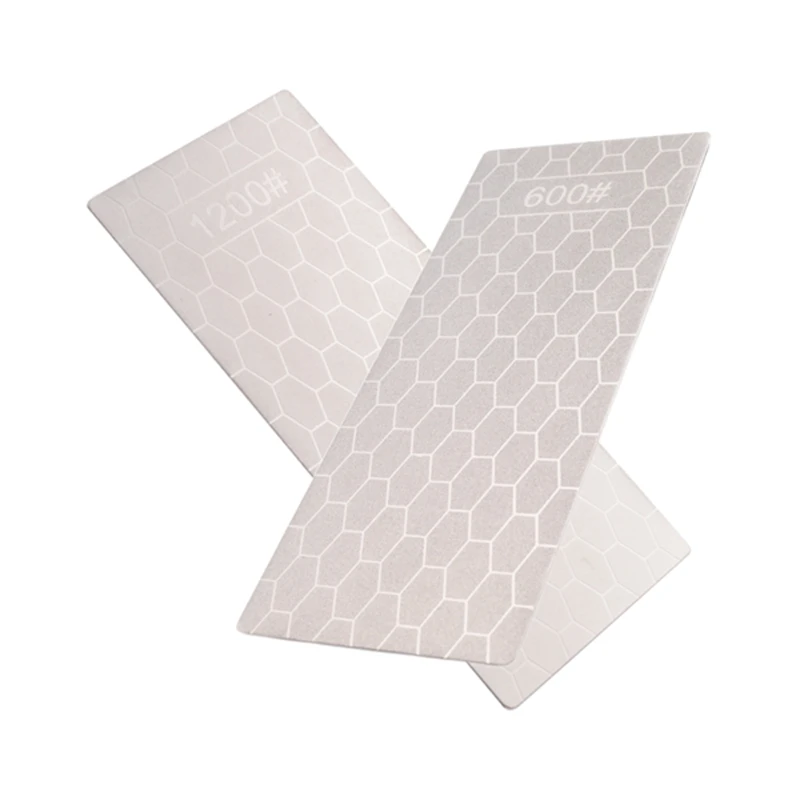 2 шт. алмазный точильный камень, точильный камень с сотовой поверхностью, алмазная точилка с нескользящим основанием